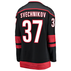 Andrei Svechnikov Carolina Hurricanes Fanatics Women's Home Breakaway Player Jersey - Black | Fanatics Clearance