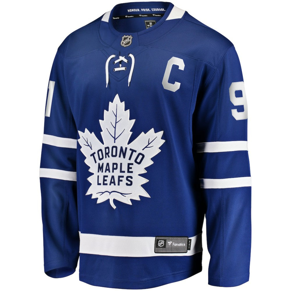 John Tavares Toronto Maple Leafs Fanatics Captain Patch Home Breakaway Jersey - Blue | Fanatics sale