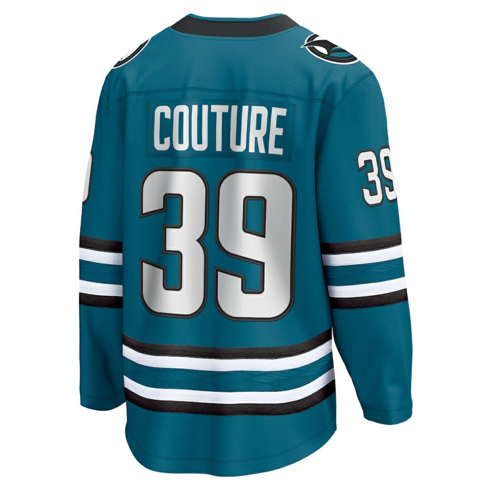Logan Couture San Jose Sharks Fanatics Home Breakaway Jersey - Teal | Fanatics sale