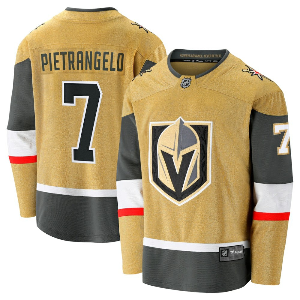 Alex Pietrangelo Vegas Golden Knights Fanatics Home Breakaway Jersey - Gold | Fanatics on sale