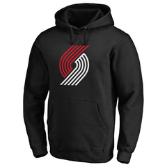 Portland Trail Blazers Primary Logo Pullover Hoodie Black