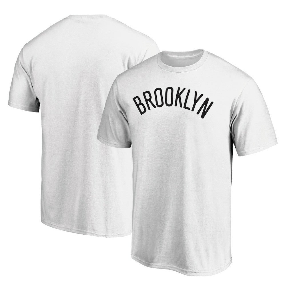 Brooklyn Nets Wordmark Alt T-Shirt White