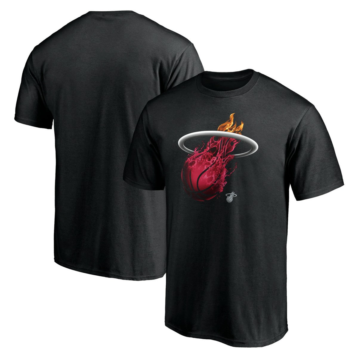 Miami Heat Midnight Mascot T-Shirt Black