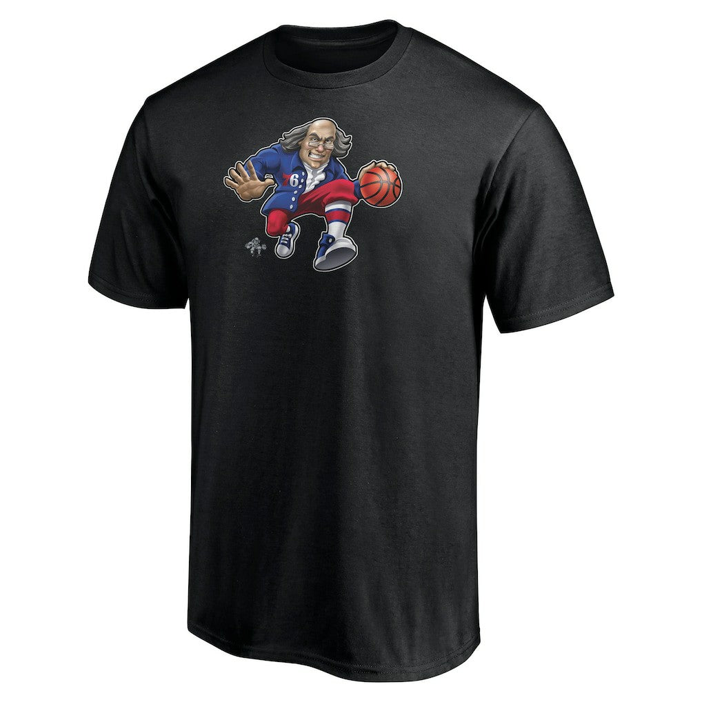 Philadelphia 76ers Midnight Mascot T-Shirt Black