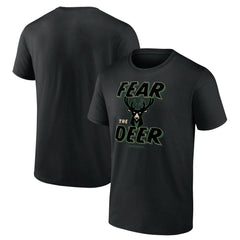 Milwaukee Bucks Hometown Collection Fear The Deer T-Shirt Black