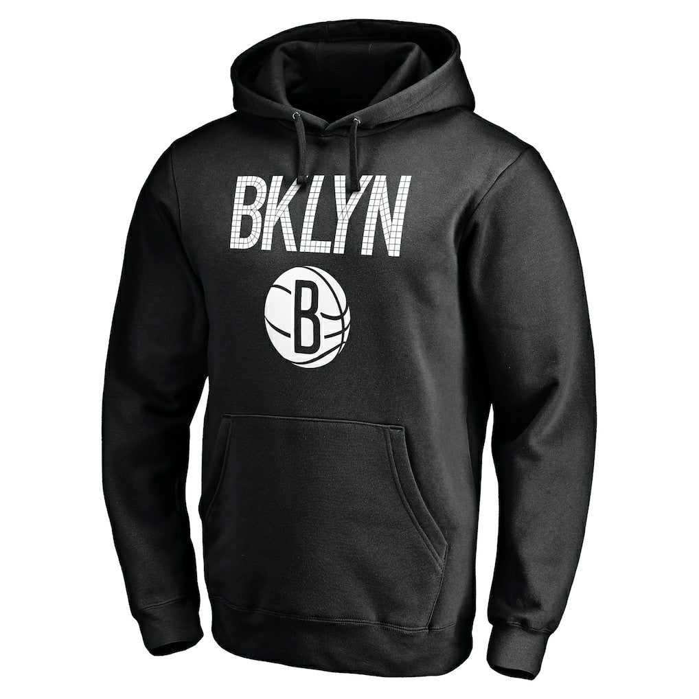 Brooklyn Nets Hometown Collection Post Up Pullover Hoodie Black