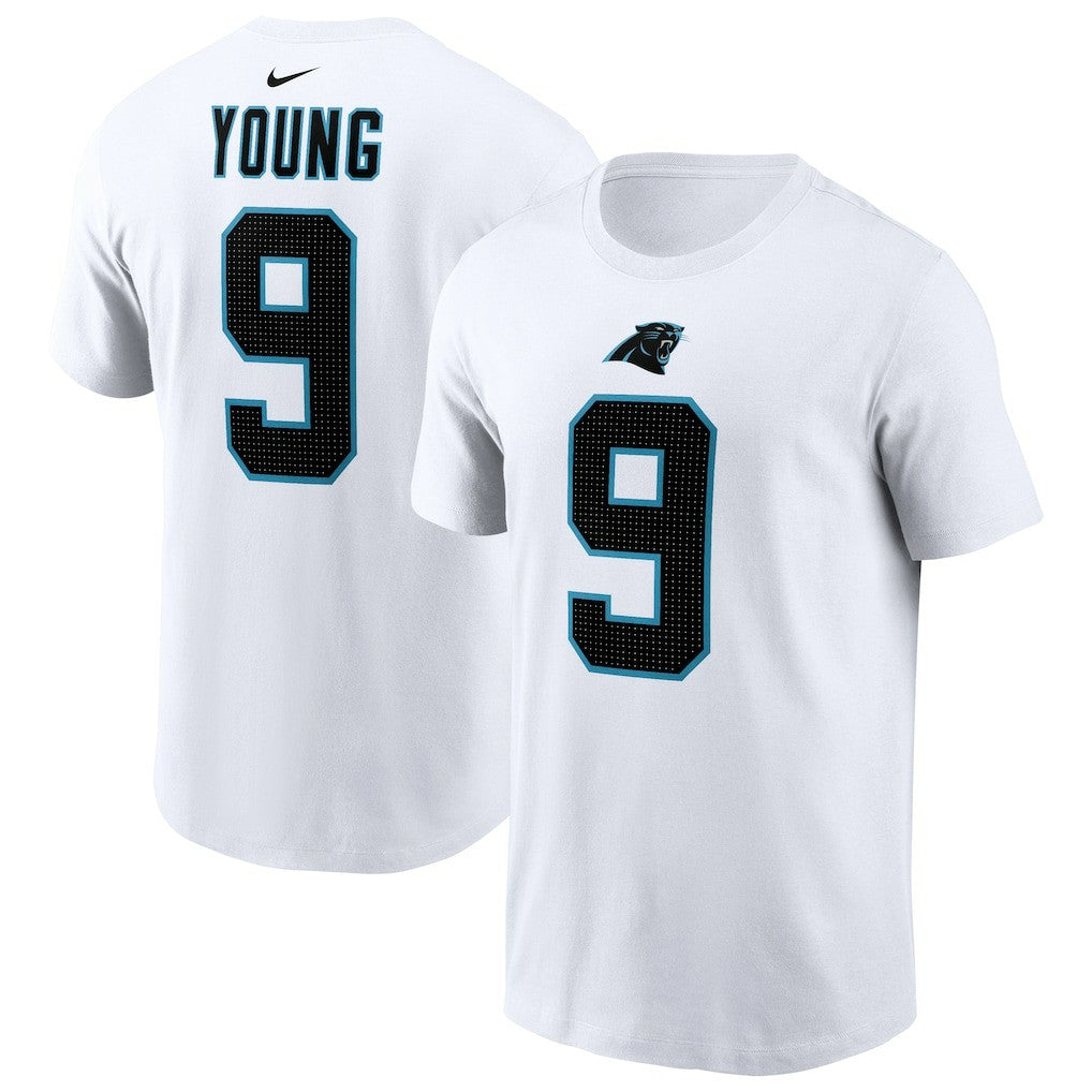 Bryce Young Carolina Panthers Player Name & Number T-Shirt - White - Nike