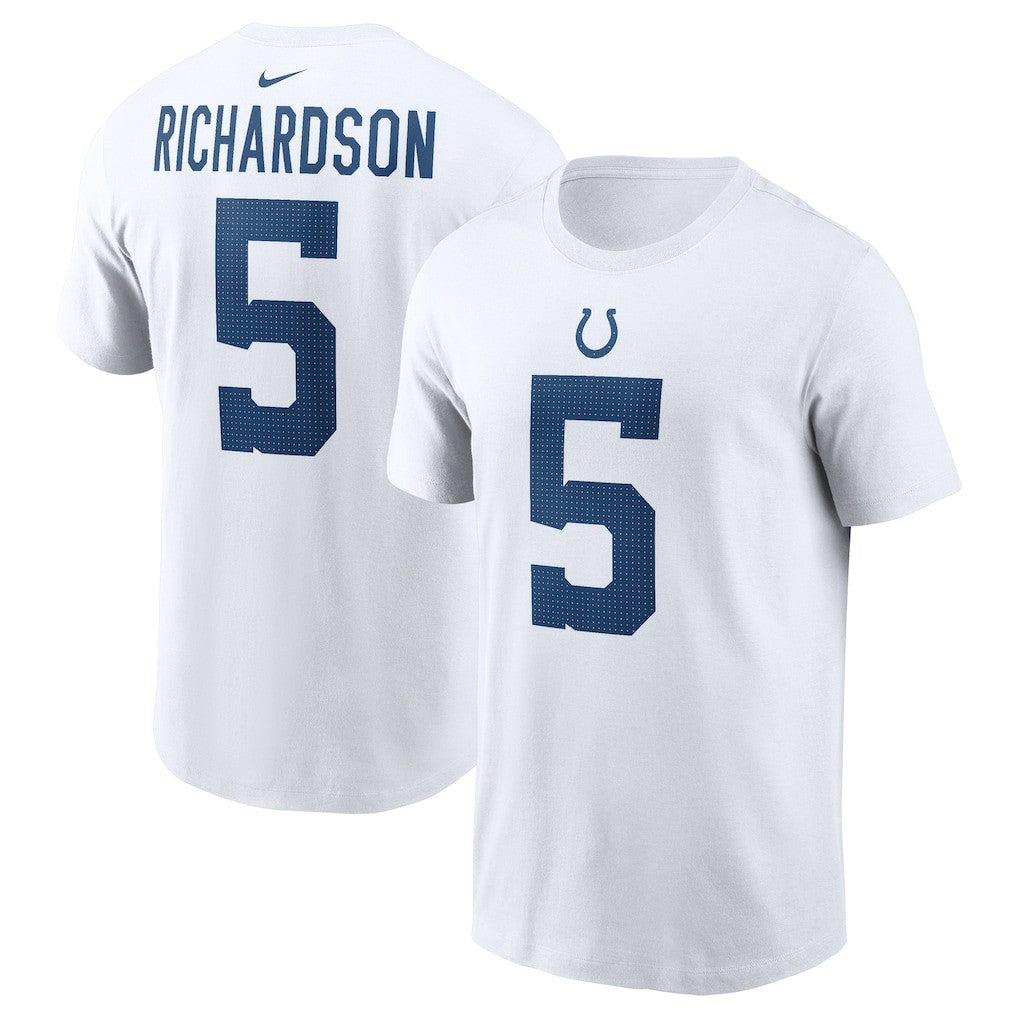 Anthony Richardson Indianapolis Colts Player Name & Number T-Shirt - White - Nike
