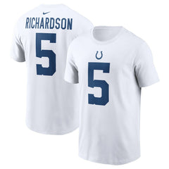 Anthony Richardson Indianapolis Colts Player Name & Number T-Shirt - White - Nike