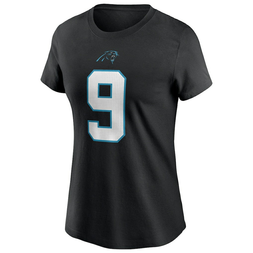 Bryce Young Carolina Panthers Women's Player Name & Number T-Shirt - Black - Nike