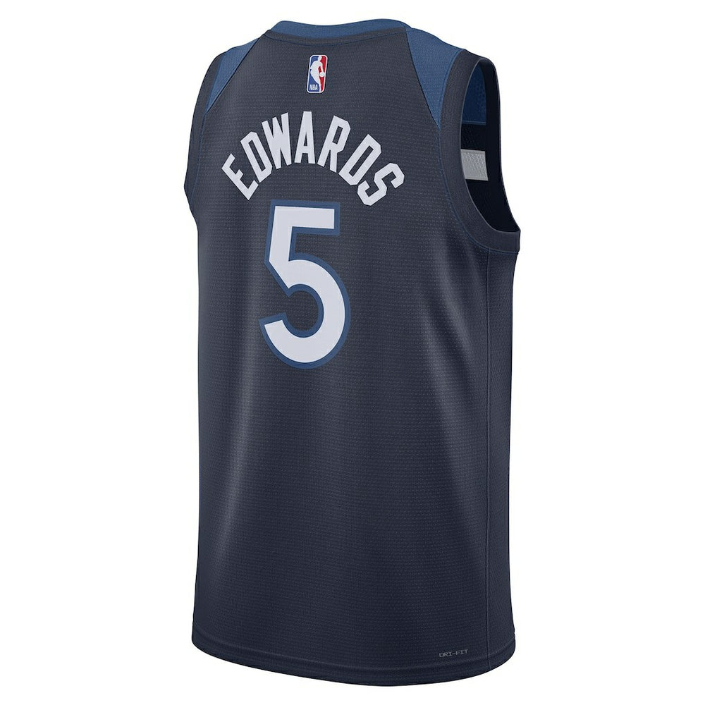 Nike Anthony Edwards Minnesota Timberwolves Unisex Swingman Jersey Icon Edition Navy