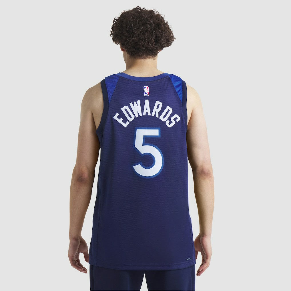 Nike Anthony Edwards Minnesota Timberwolves Unisex Swingman Jersey Icon Edition Navy