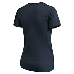 Chicago Bears Women's Script V-Neck T-Shirt - Navy - NFL