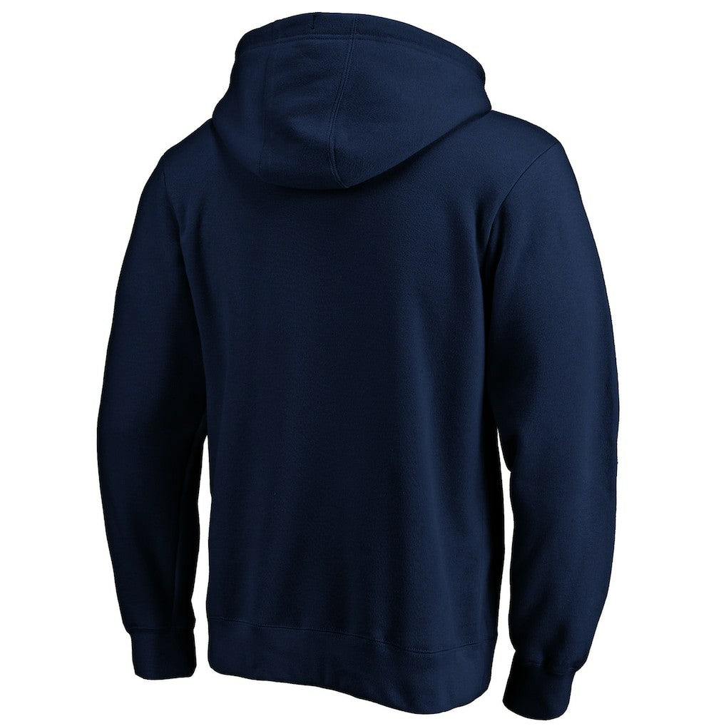 Chicago Bears Banner Wave Pullover Hoodie - Navy - NFL