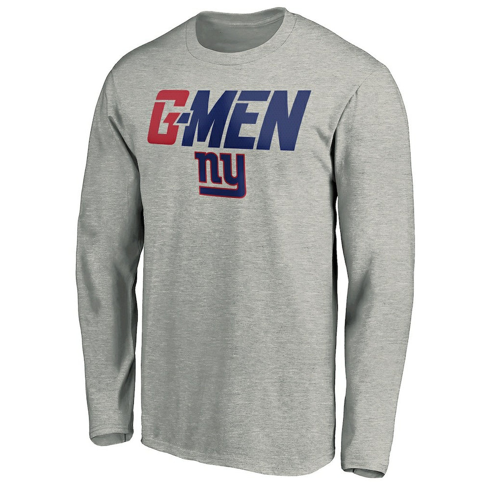 New York Giants Hometown Collection G-Men Long Sleeve T-Shirt - Gray - NFL