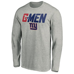New York Giants Hometown Collection G-Men Long Sleeve T-Shirt - Gray - NFL