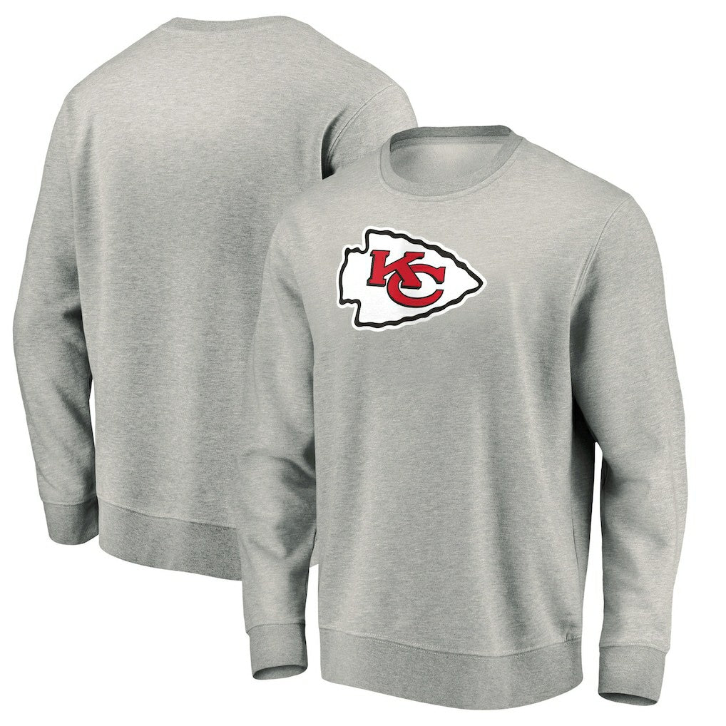 Kansas City Chiefs Pullover Sweatshirt - Gray - NFL