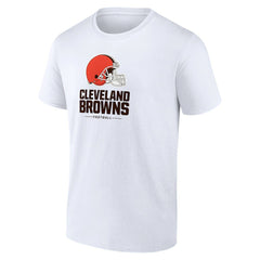 Cleveland Browns Team Lockup T-Shirt - White - NFL