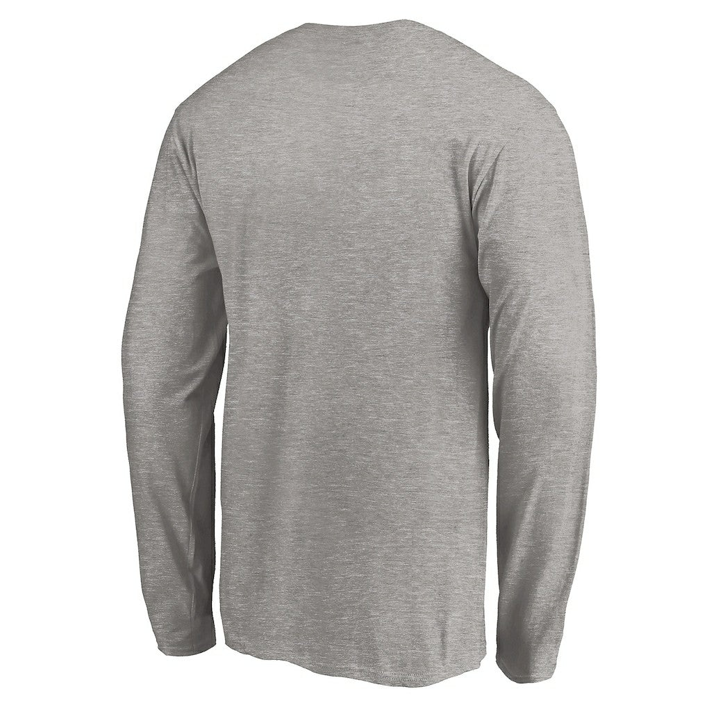 San Francisco 49ers Team Lockup Long Sleeve T-Shirt - Gray - NFL