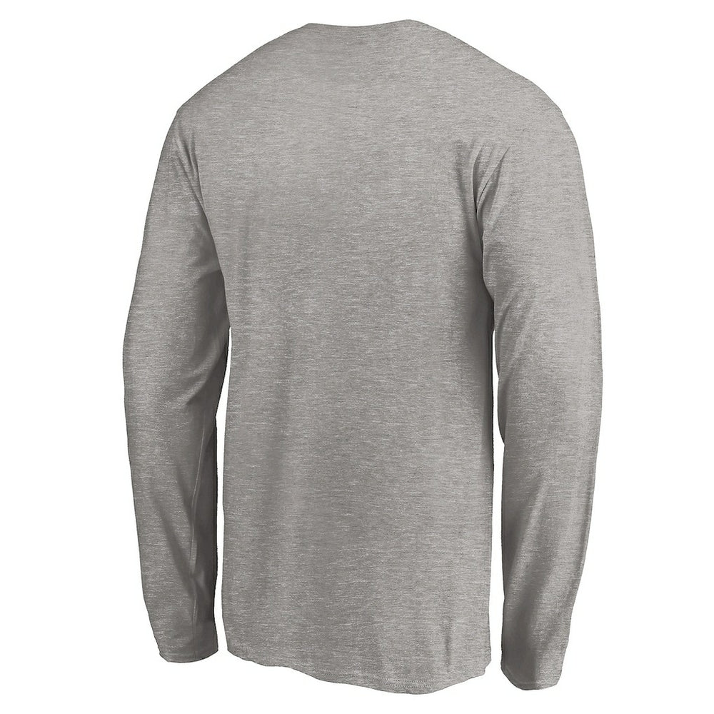 San Francisco 49ers Team Lockup Long Sleeve T-Shirt - Gray - NFL