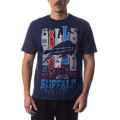 Buffalo Bills The Wild Collective Unisex Tour Band T-Shirt - Navy - NFL