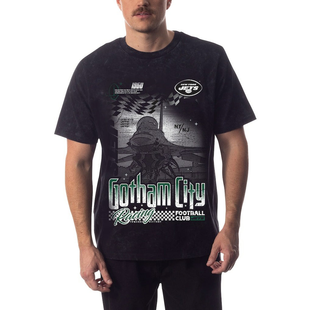 New York Jets The Wild Collective Unisex Tour Band T-Shirt - Black - NFL