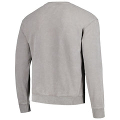 Miami Dolphins The Wild Collective Unisex Distressed Pullover Sweatshirt - Gray - NFL