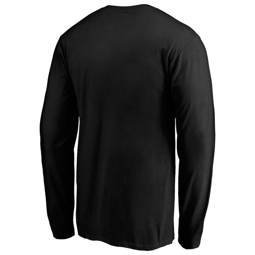 Carolina Panthers Team Lockup Long Sleeve T-Shirt - Black - NFL