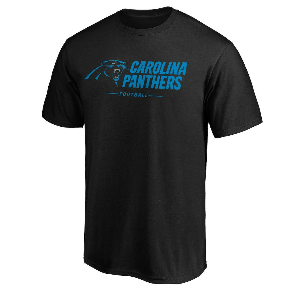 Carolina Panthers Team Lockup T-Shirt - Black - NFL