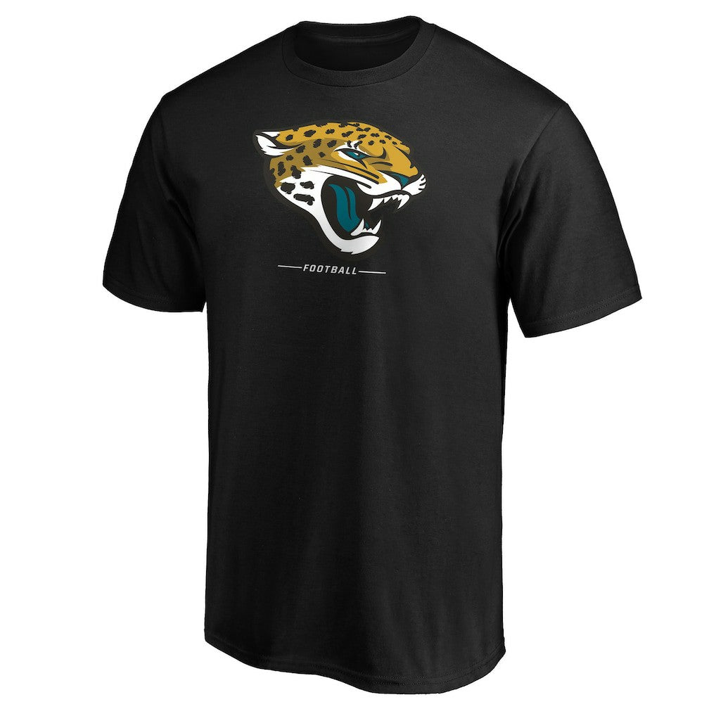 Jacksonville Jaguars Team Lockup T-Shirt - Black - NFL