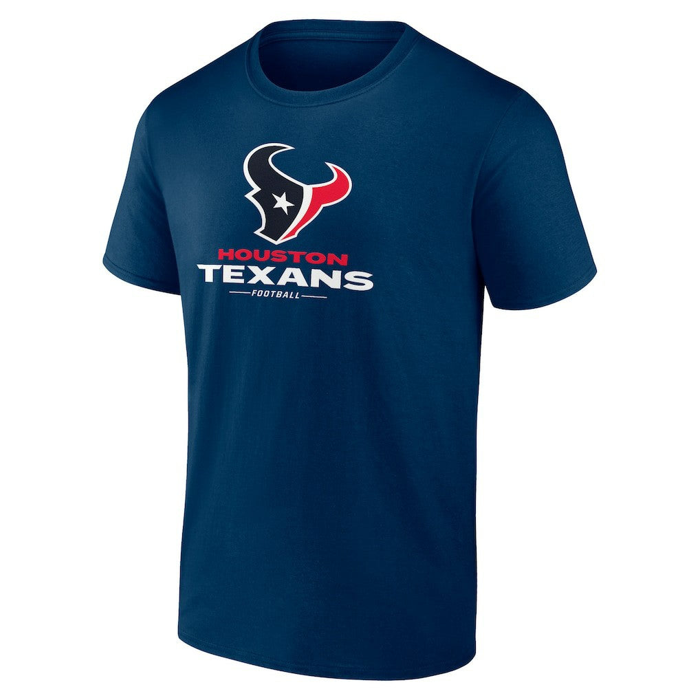 Houston Texans Team Lockup T-Shirt - Navy - NFL