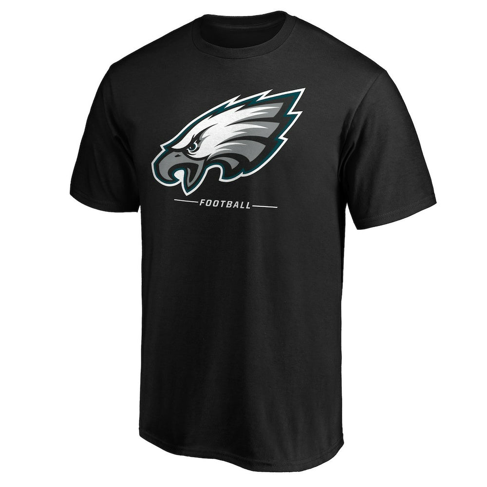 Philadelphia Eagles Team Lockup T-Shirt - Black - NFL
