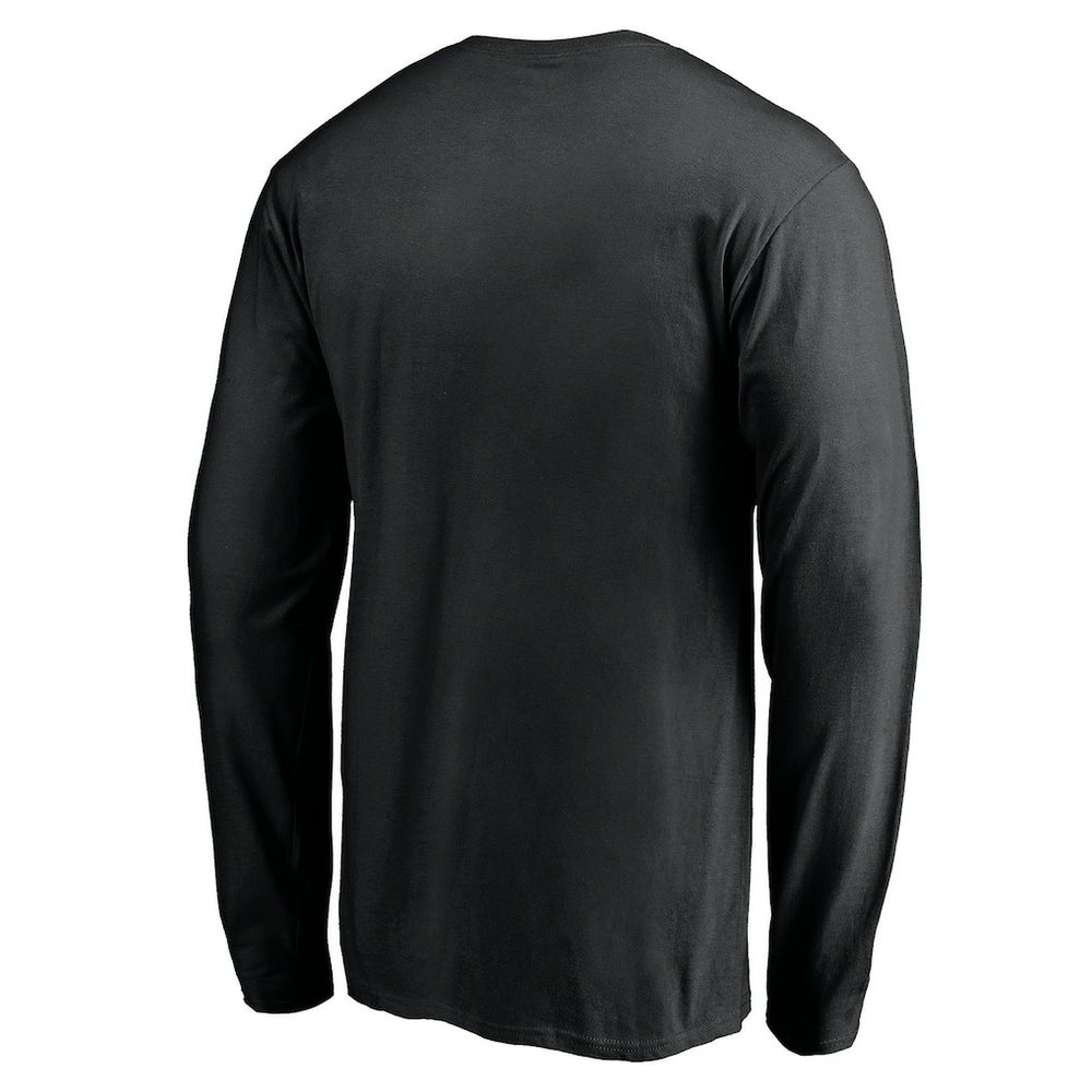 San Francisco 49ers Team Lockup Long Sleeve T-Shirt - Black - NFL