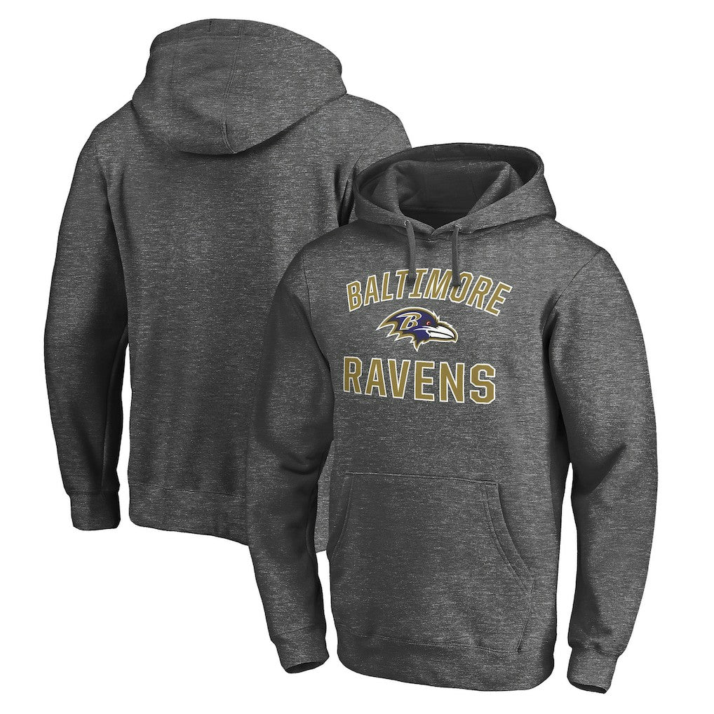 Baltimore Ravens Victory Arch Pullover Hoodie - Charcoal - NFL