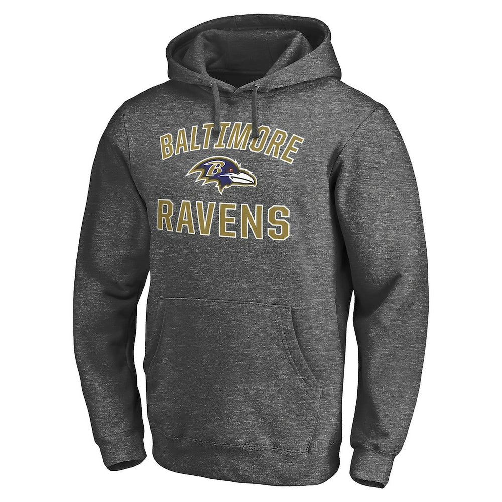 Baltimore Ravens Victory Arch Pullover Hoodie - Charcoal - NFL