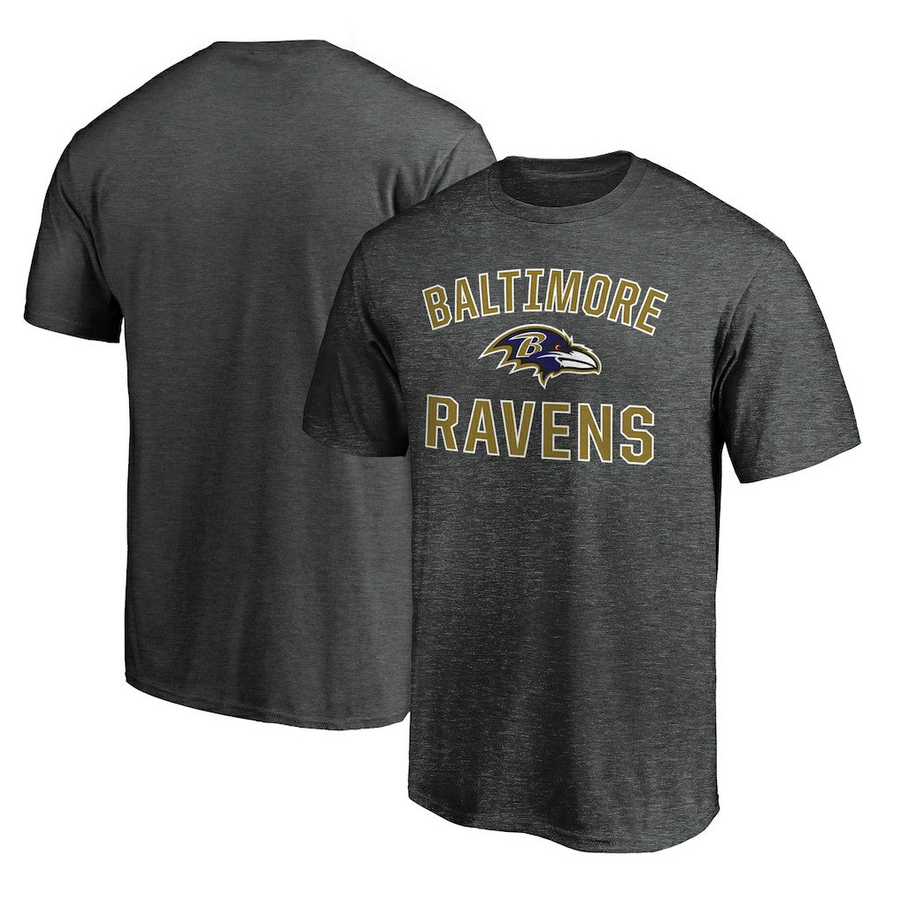 Baltimore Ravens Victory Arch T-Shirt - Heather Charcoal - Fanatics