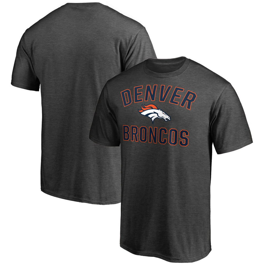 Denver Broncos Victory Arch T-Shirt - Heather Charcoal - Fanatics