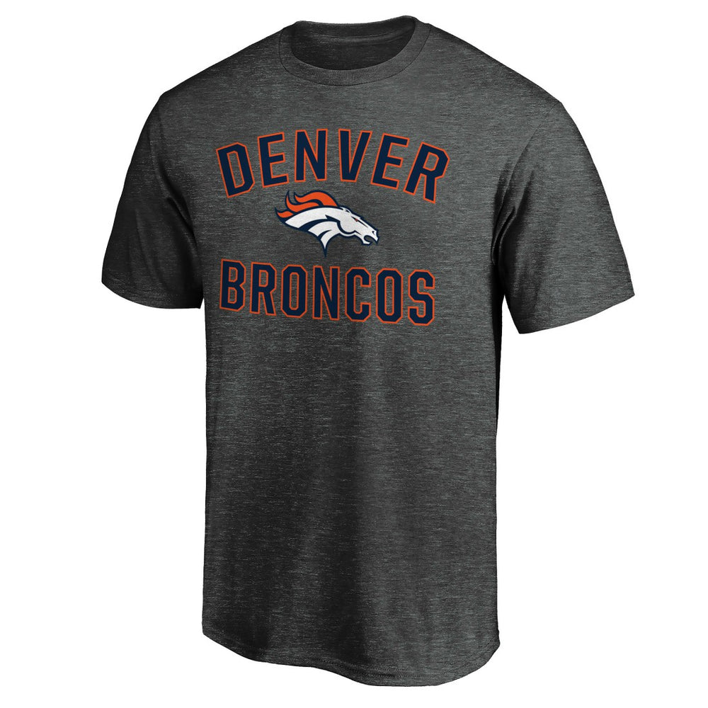 Denver Broncos Victory Arch T-Shirt - Heather Charcoal - Fanatics