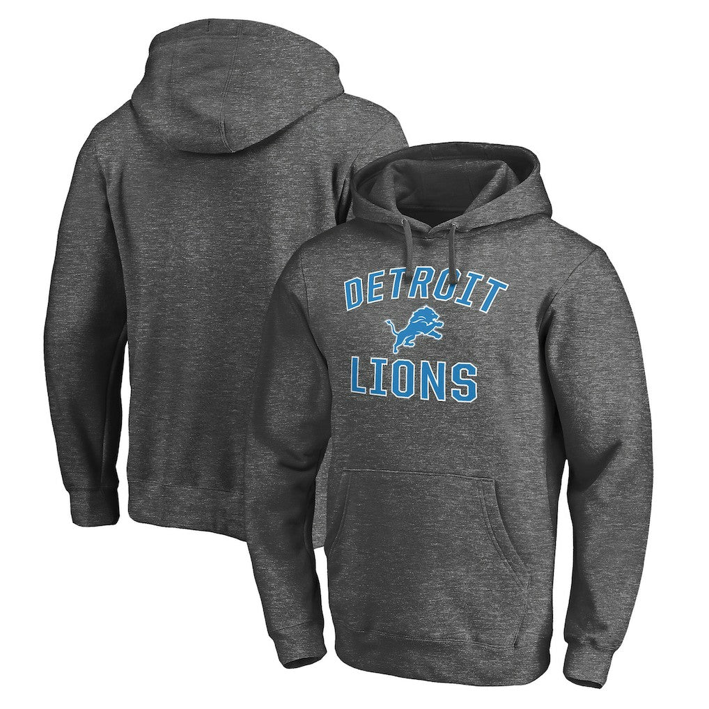 Detroit Lions Victory Arch Pullover Hoodie - Charcoal - NFL