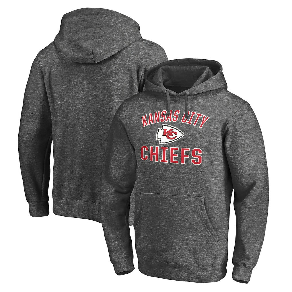 Kansas City Chiefs Victory Arch Pullover Hoodie - Charcoal - NFL