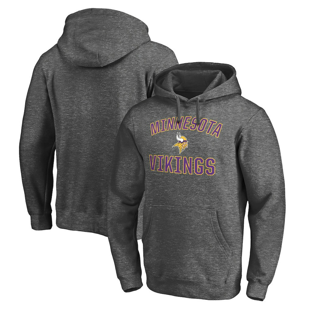 Minnesota Vikings Victory Arch Pullover Hoodie - Charcoal - NFL