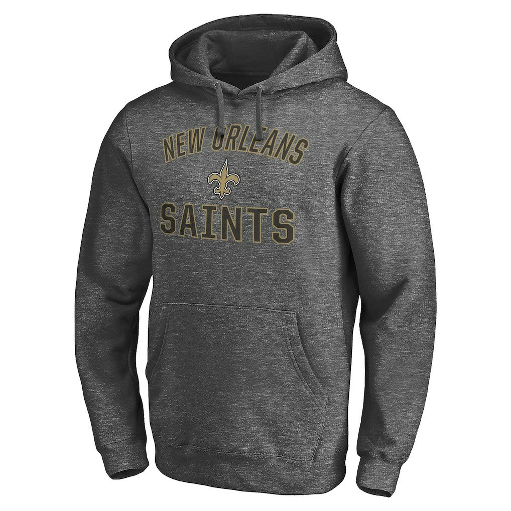 New Orleans Saints Victory Arch Pullover Hoodie - Charcoal - NFL