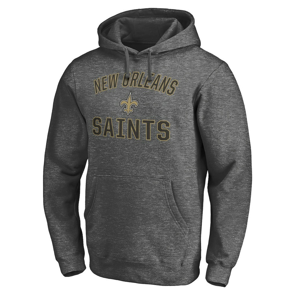 New Orleans Saints Victory Arch Pullover Hoodie - Charcoal - NFL