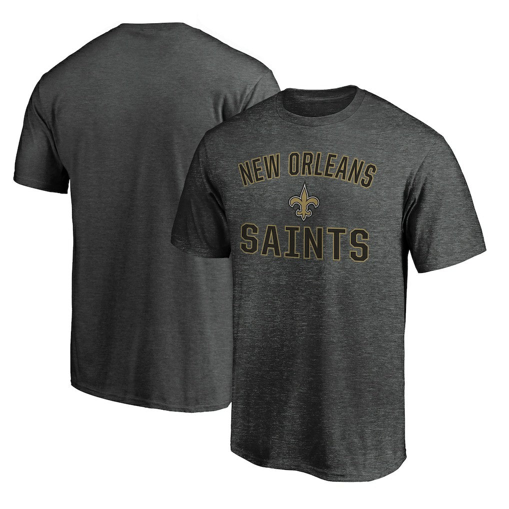 New Orleans Saints Victory Arch T-Shirt - Heather Charcoal - Fanatics