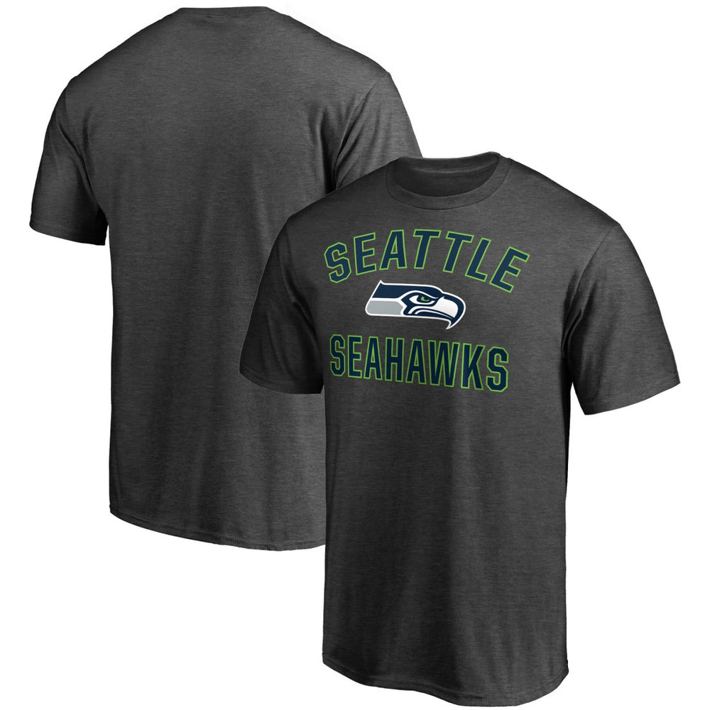 Seattle Seahawks Victory Arch T-Shirt - Heather Charcoal - Fanatics