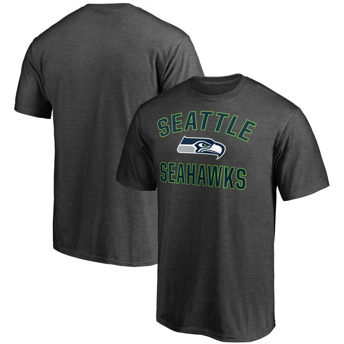 Seattle Seahawks Victory Arch T-Shirt - Heather Charcoal - Fanatics