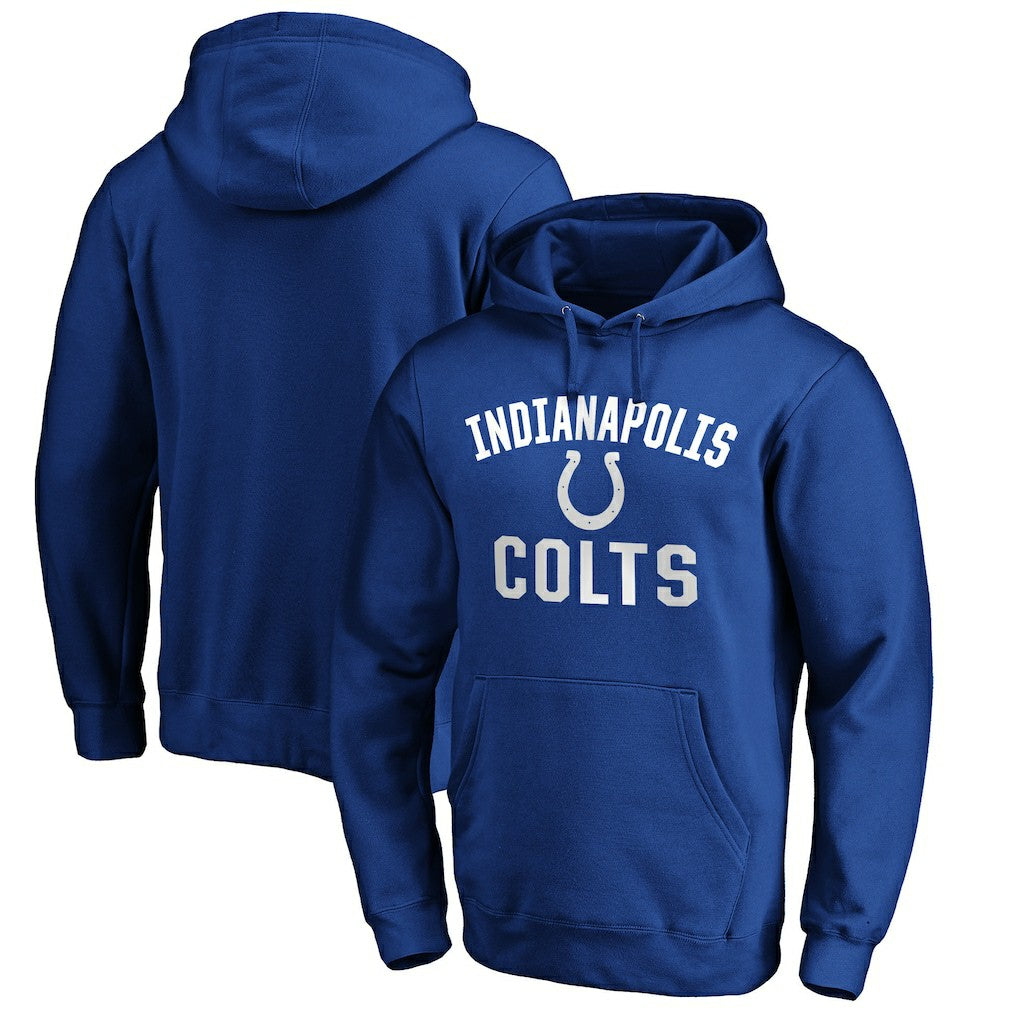 Indianapolis Colts Victory Arch Pullover Hoodie - Royal - NFL