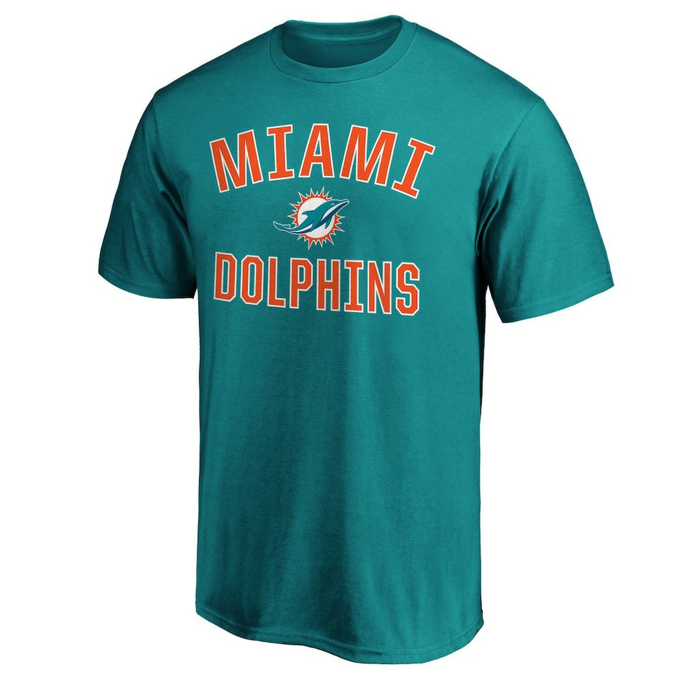 Miami Dolphins Victory Arch T-Shirt - Aqua - Fanatics