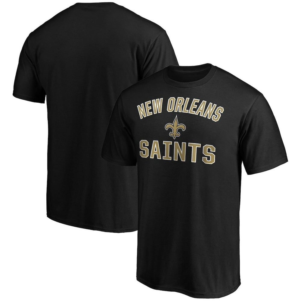 New Orleans Saints Victory Arch T-Shirt - Black - Fanatics
