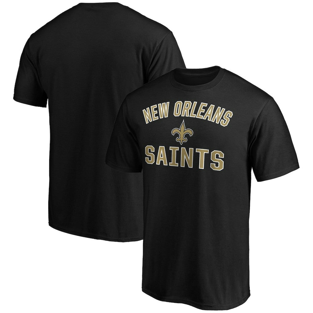 New Orleans Saints Victory Arch T-Shirt - Black - Fanatics